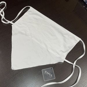 New white bandana top